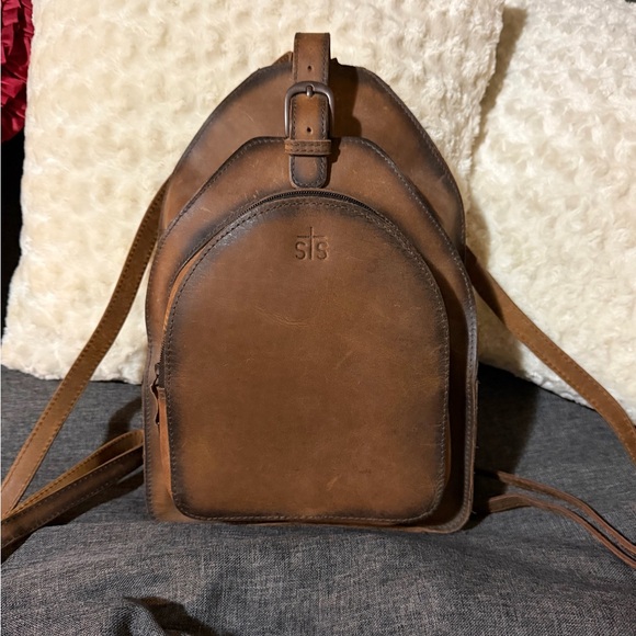 STS Ranchwear Rustic Brown Backpack - Picture 1 of 1